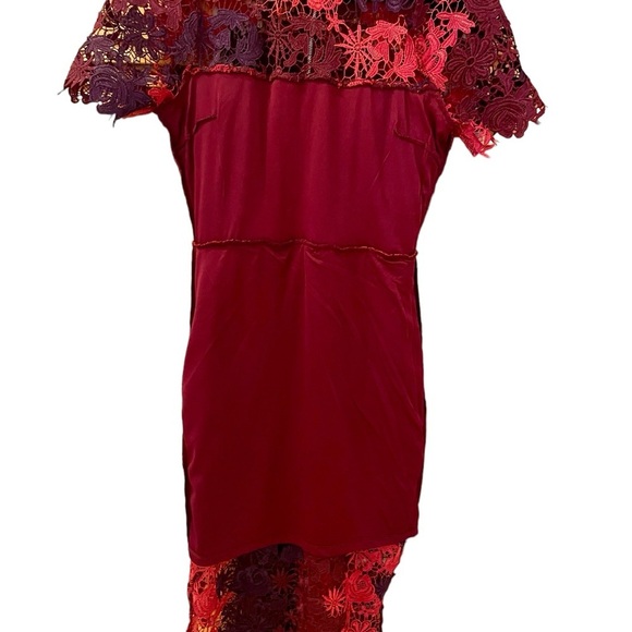 Lulu’s Lace Midi Dress, Size S, Partially Lined, Short Sleeves, Party Dr… - Picture 7 of 15